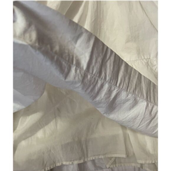 Madewell Tiered White Boho Midi Dress Size 6 - Picture 9 of 12